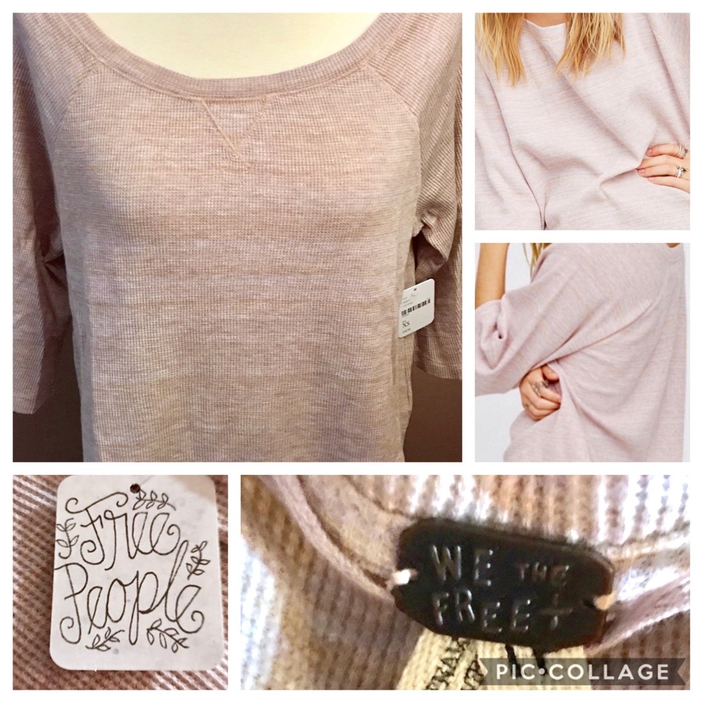 XS We The Free/Free People Sacramento 3/4 Lav Tee